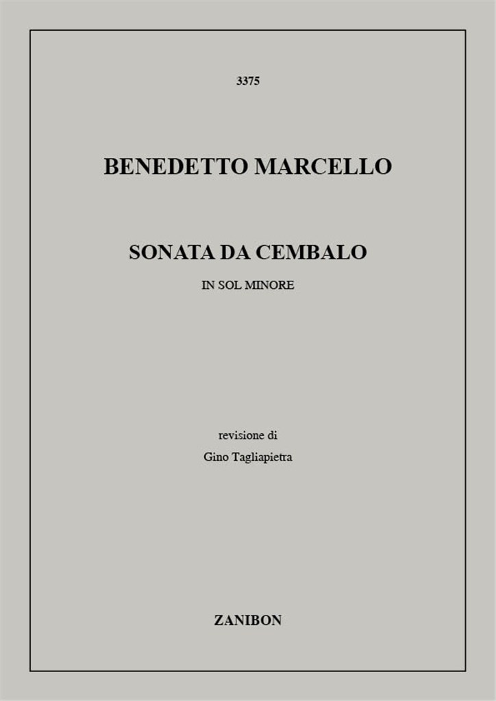 Sonata Da Cembalo In Sol Minore